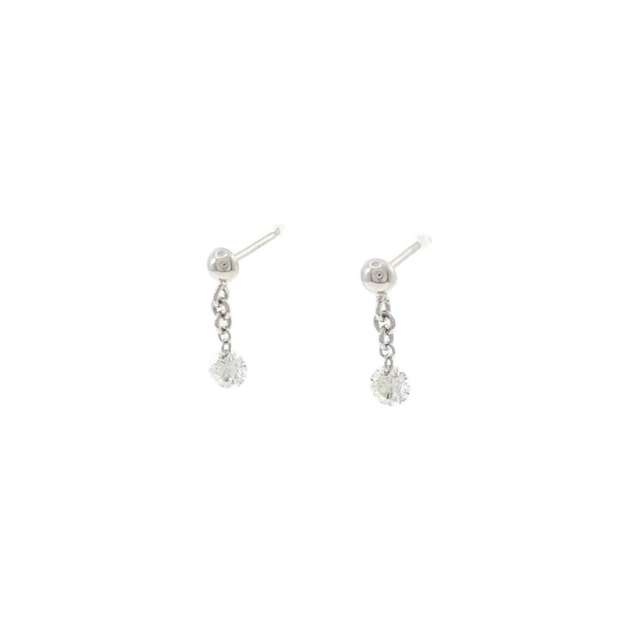 ギンザ タナカ ダイヤモンド ピアス 0.30CT