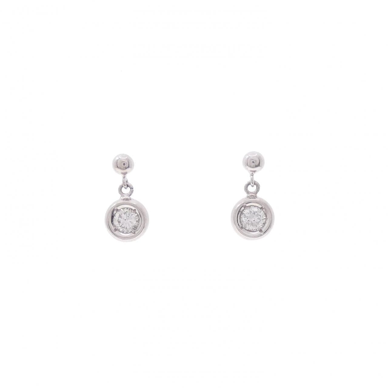 PT ダイヤモンド ピアス 0.30CT