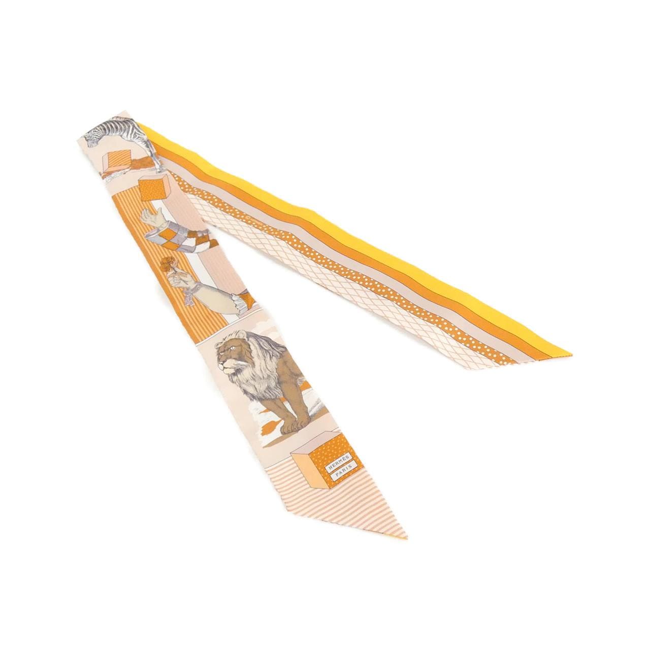 【未使用品】エルメス GRAND THEATRE NOUVEAU ツイリー 063761S スカーフ
