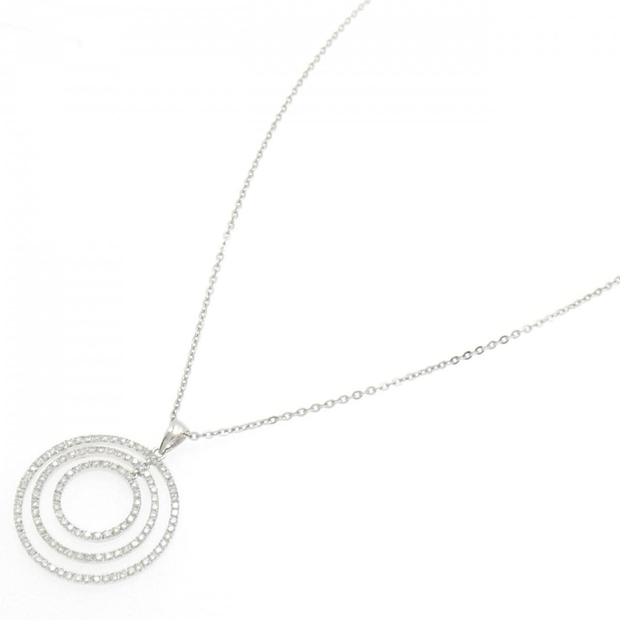 18KWG/750WG ダイヤモンド ネックレス