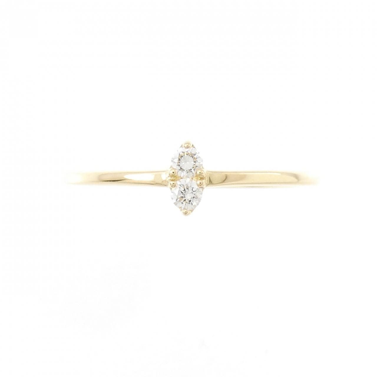【リメイク】K18YG ダイヤモンド リング 0.06CT