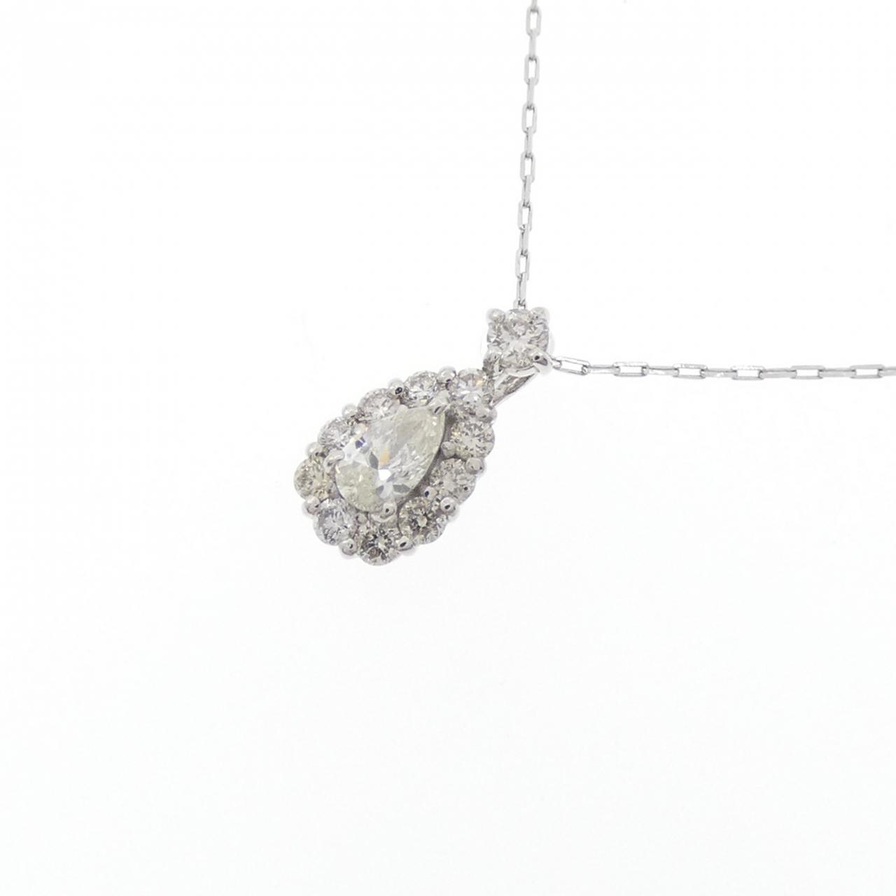 【新品】PT900/PT850 ダイヤモンド ネックレス 0.18CT