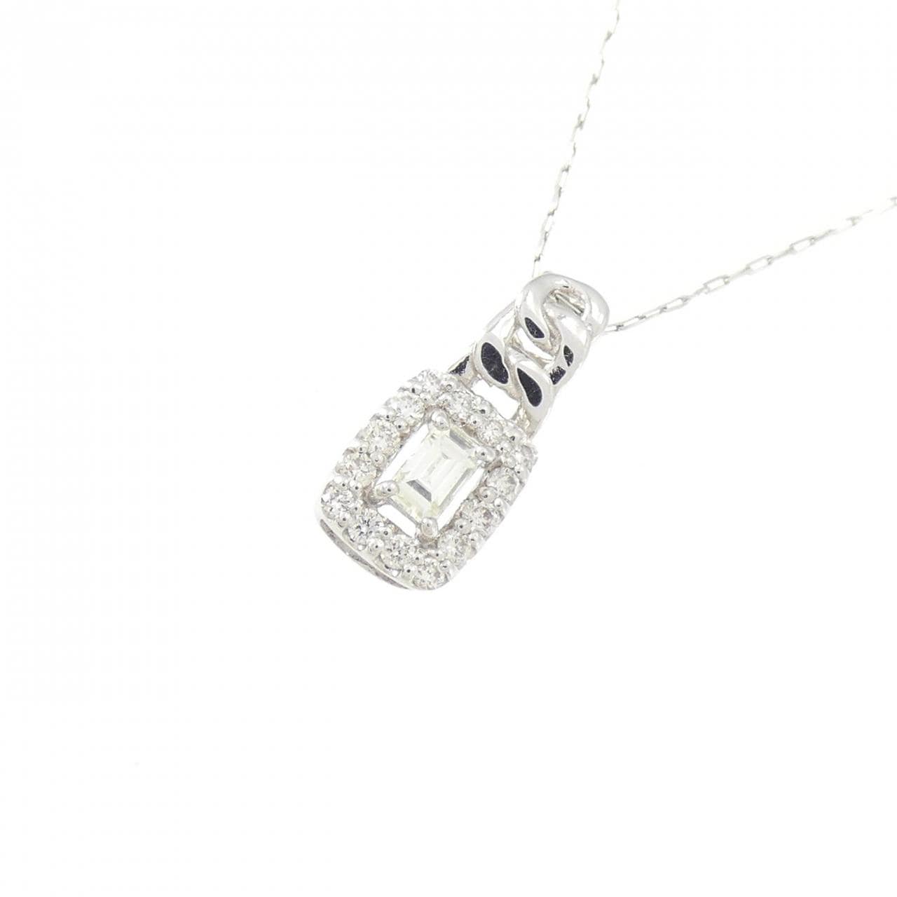 【新品】PT900/PT850 ダイヤモンド ネックレス 0.15CT