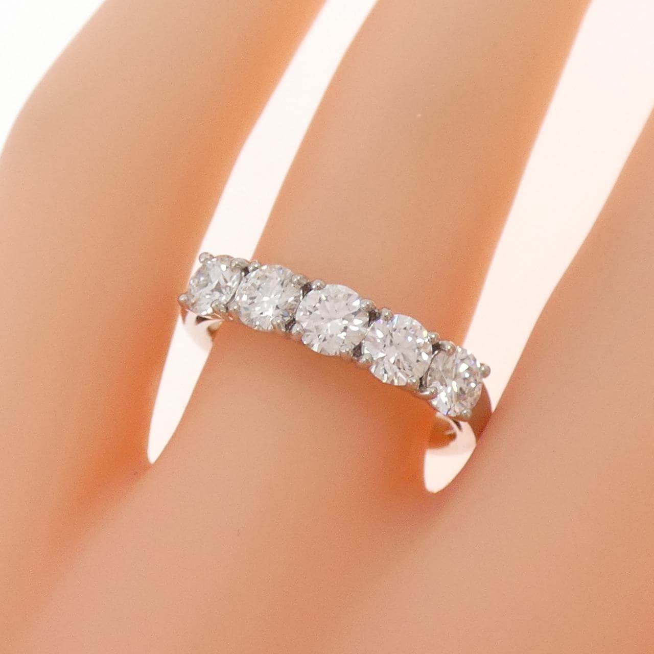 【リメイク】PT900 ダイヤモンド リング 1.090CT D VVS1 3EXT H&C