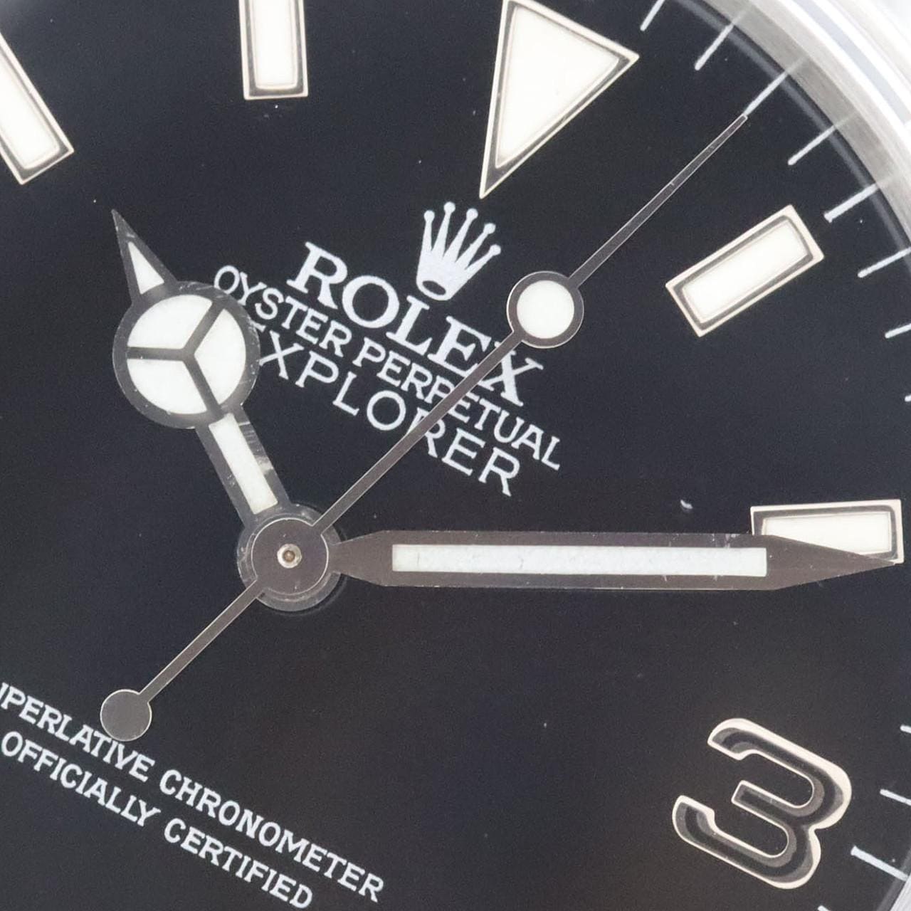 ロレックス エクスプローラーI･ブラックアウト" 14270 SS 自動巻 E番