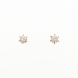 K18YG ダイヤモンド ピアス 0.20CT