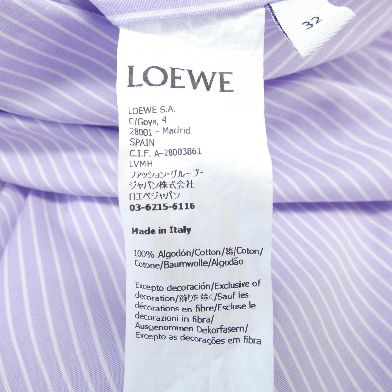 ロエベ LOEWE STRIPE S540Y05X24 シャツ