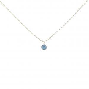 K10YG スター ブルートパーズ ネックレス