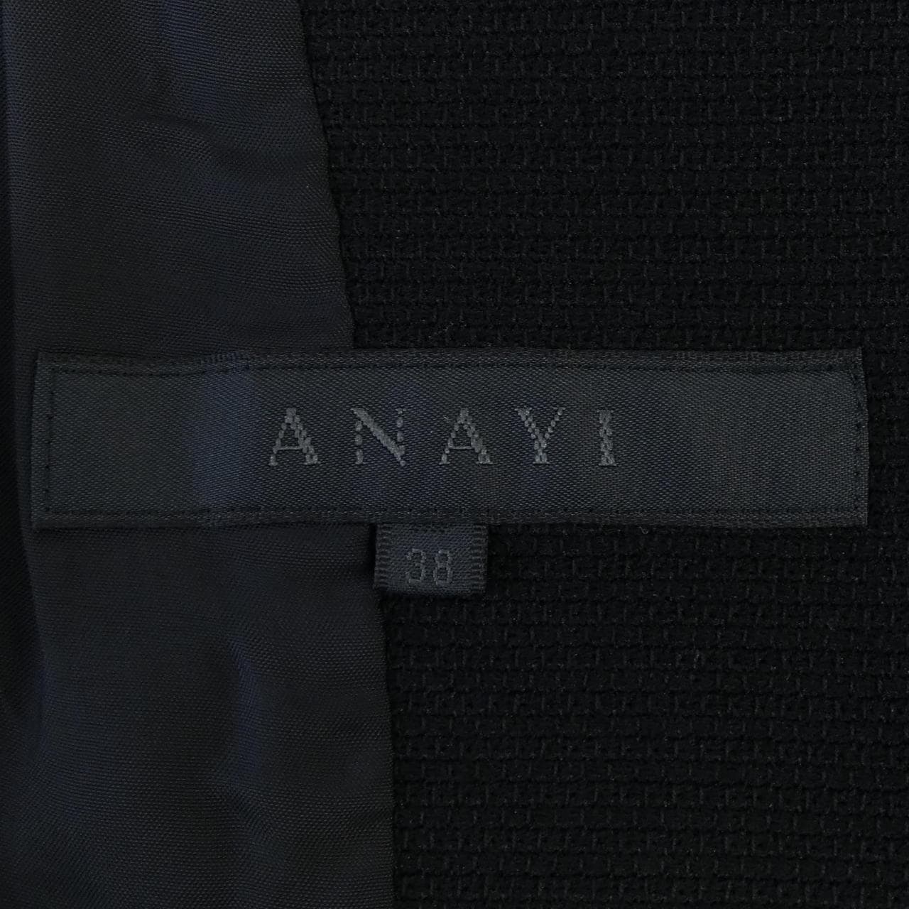 アナイ ANAYI 10611-10-290-95-380 ノーカラージャケット