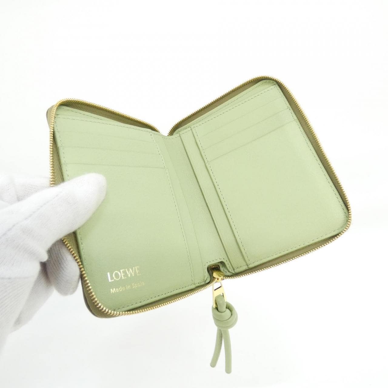 ロエベ ノット コンパクト ジップ ウォレット CEM1CWZX01 財布