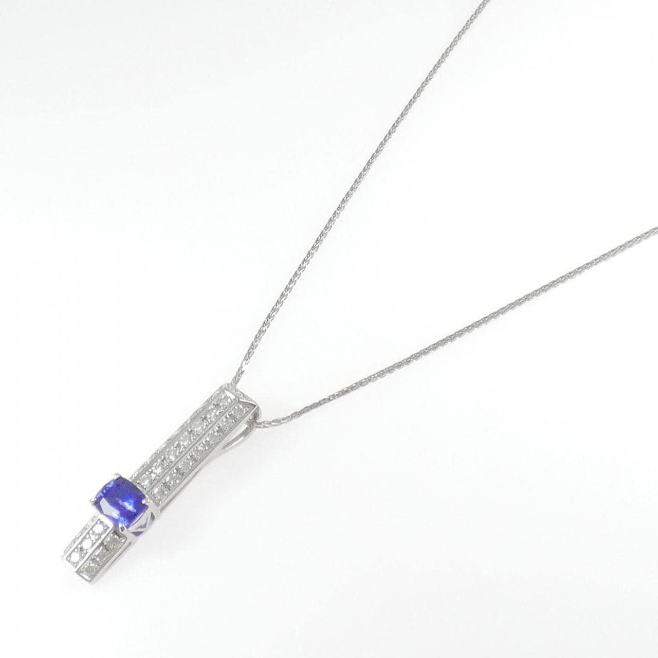 PT900/PT850 タンザナイト ネックレス 2.47CT