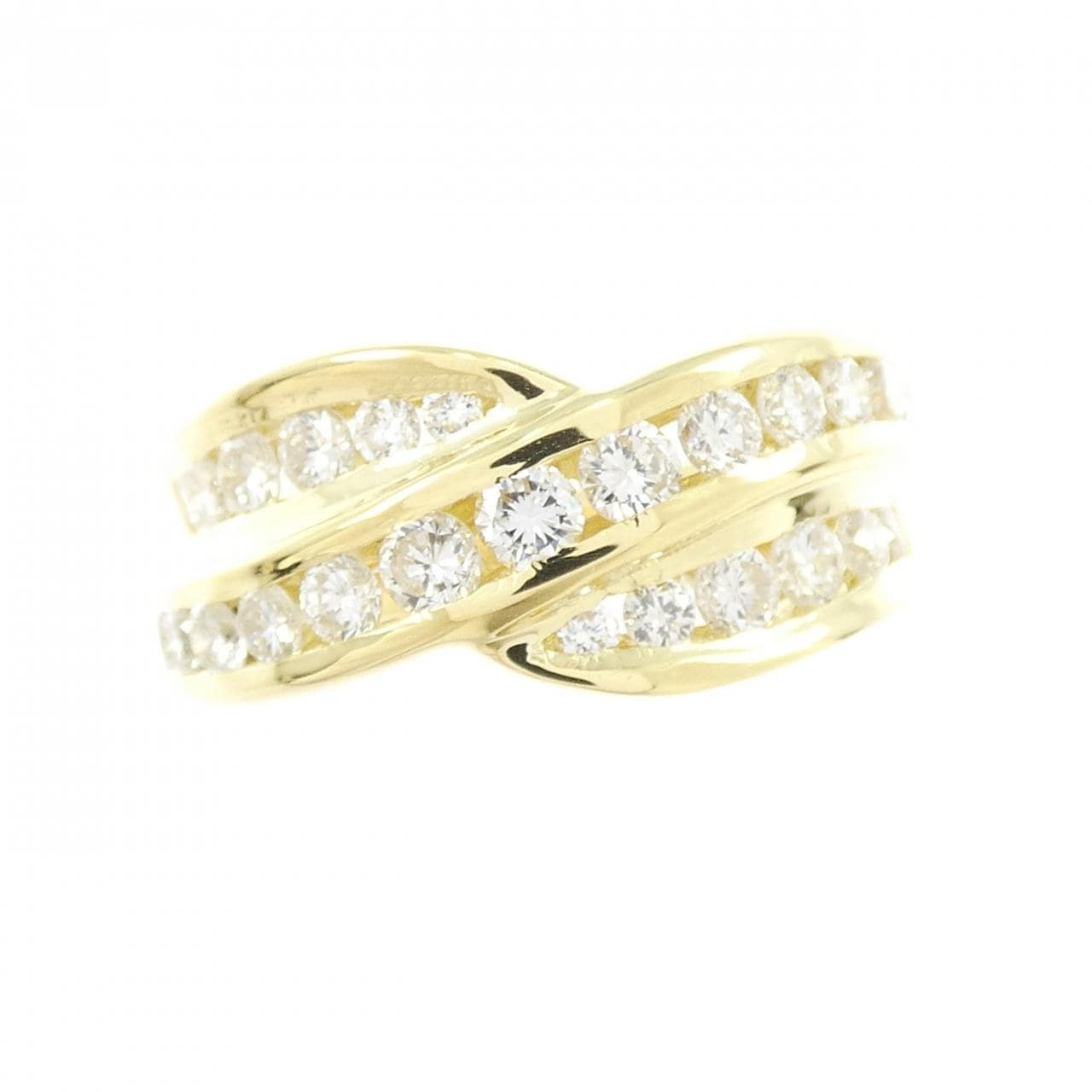 750YG ダイヤモンド リング 1.23CT