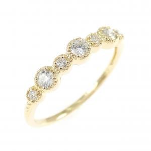 K18YG ダイヤモンド リング 0.13CT