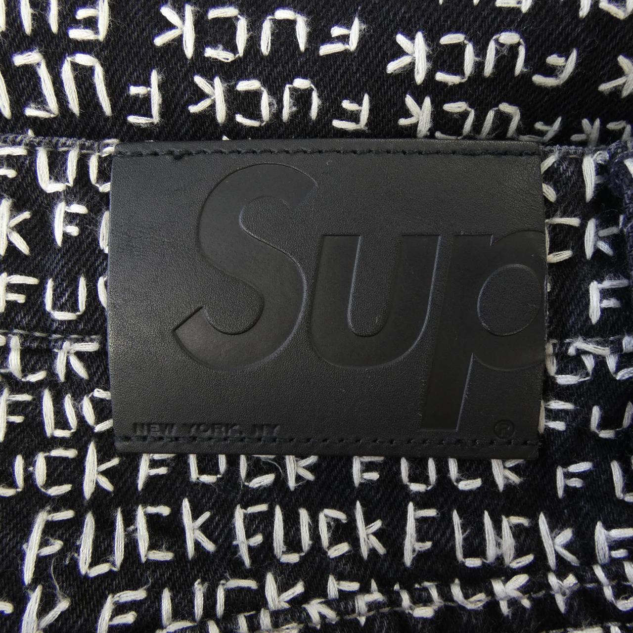 シュプリーム SUPREME Fuck Stitch Loose Fit Jea ジーンズ