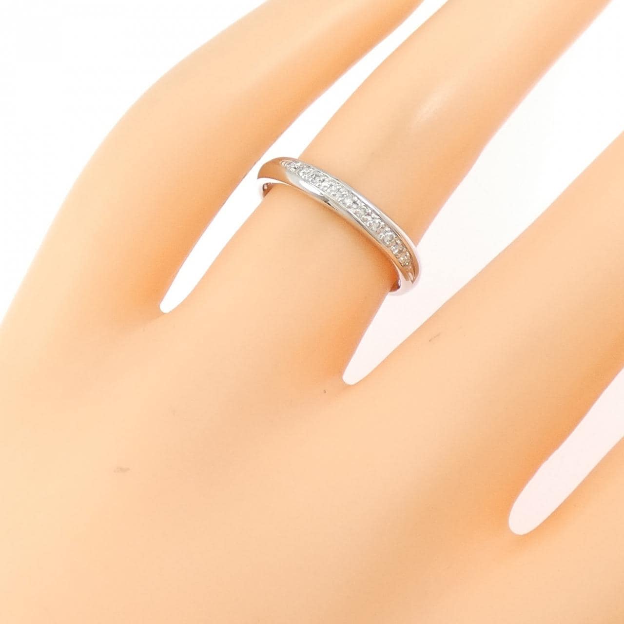 PT950 ダイヤモンド リング 0.06CT