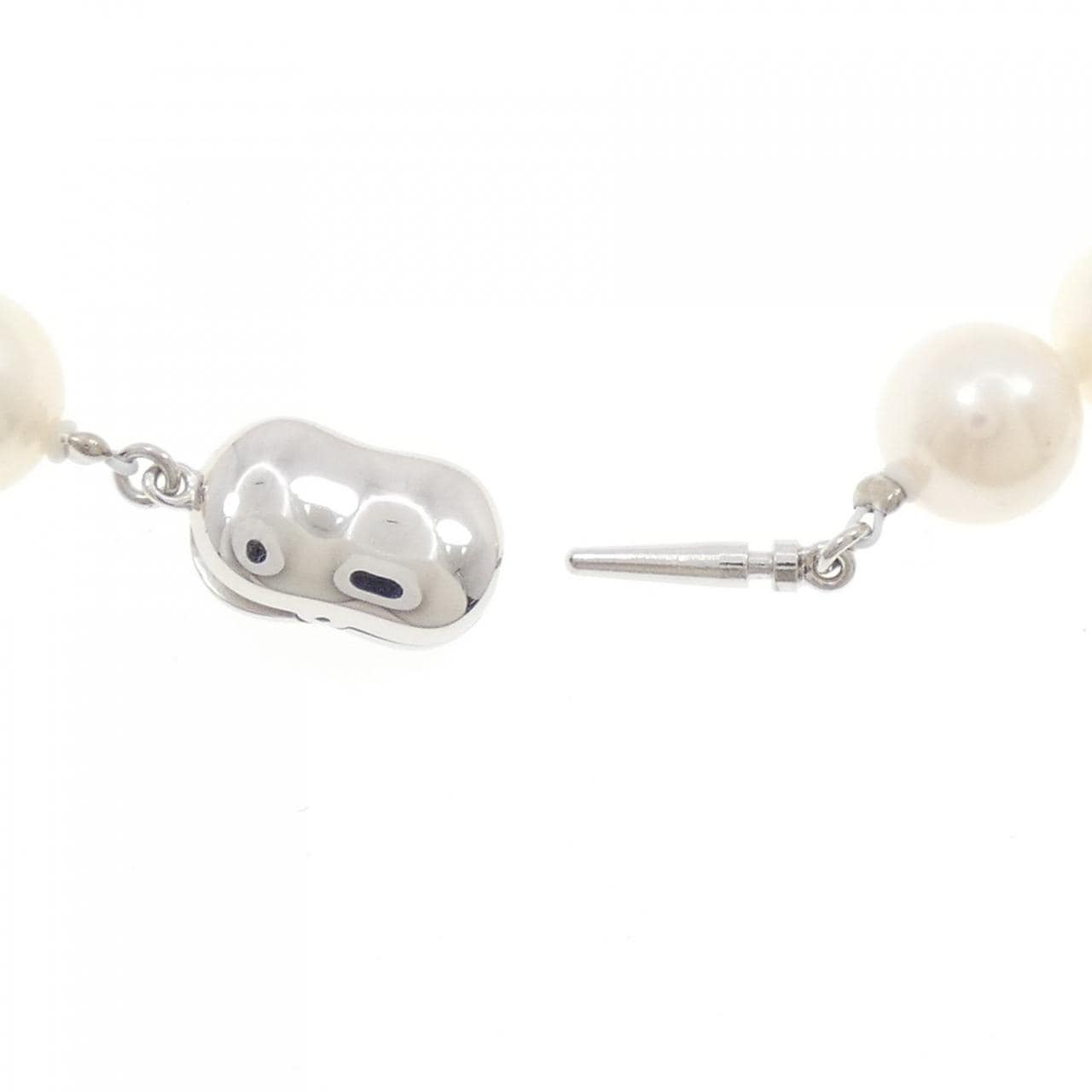 シルバークラスプ アコヤパール ネックレス 8.5-9mm