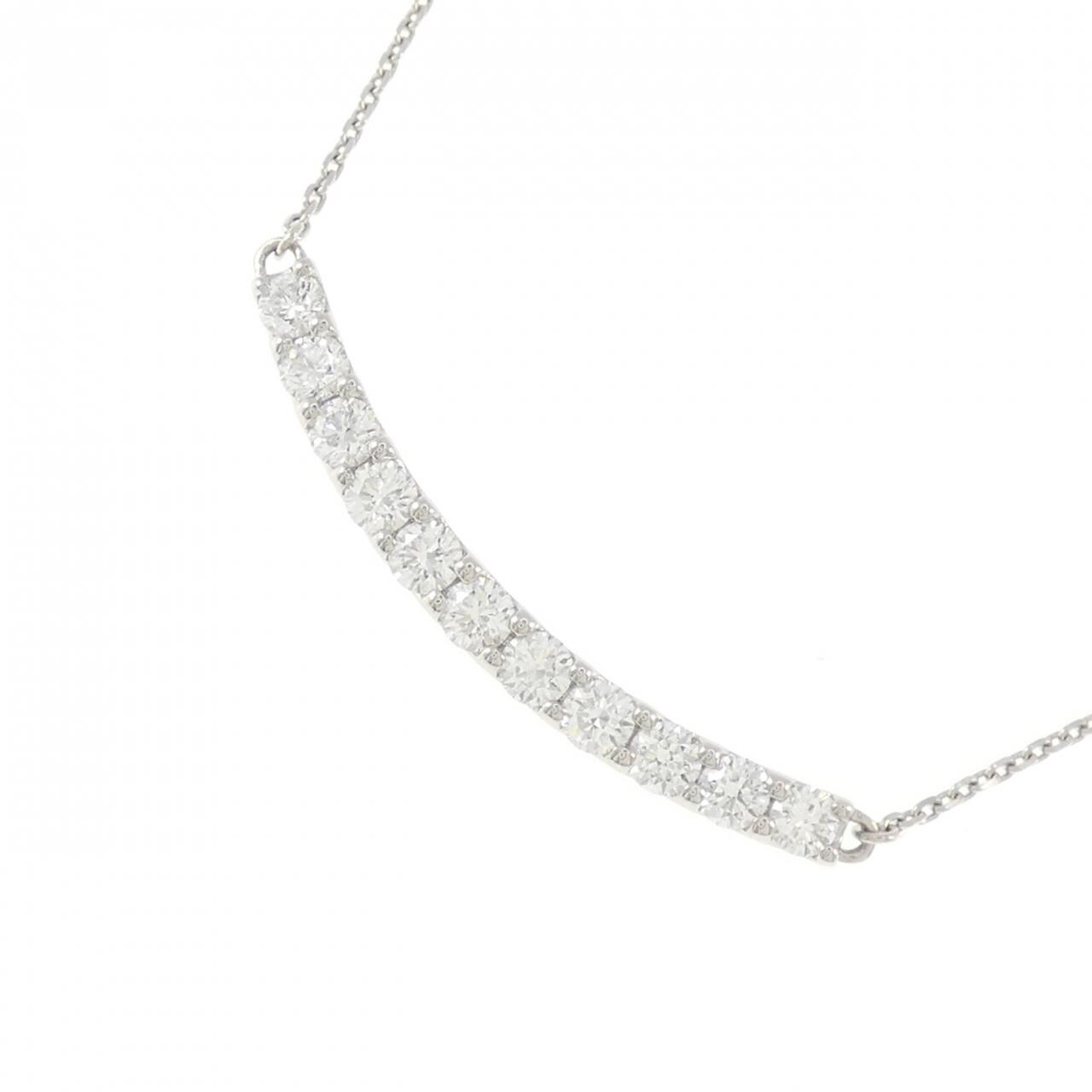 【新品】PT ダイヤモンド ネックレス 1.086CT E VS1-2 EXT-Good