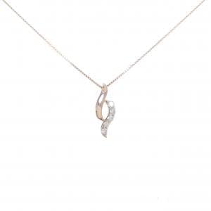 K10PG ダイヤモンド ネックレス 0.10CT