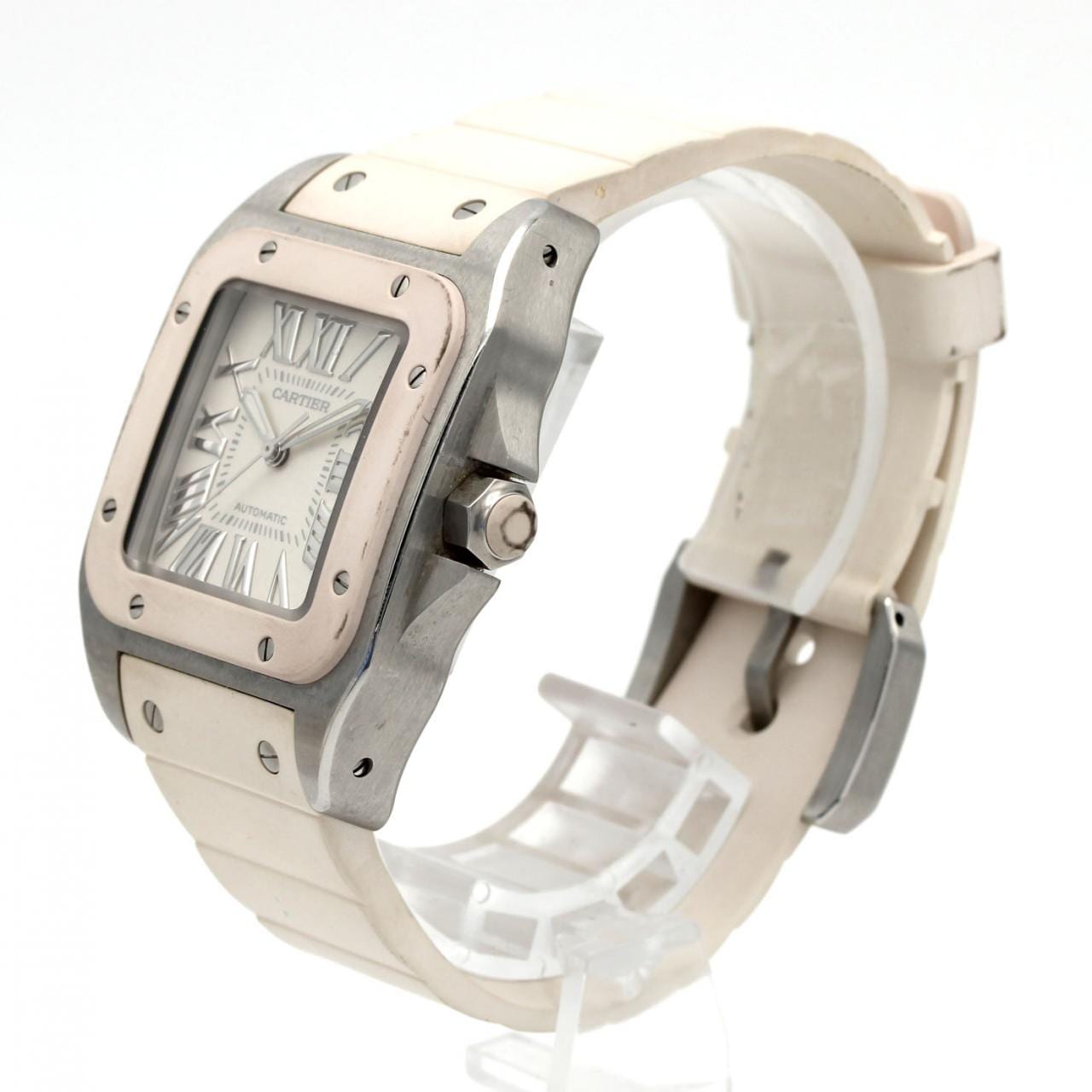 【ノーメンテナンス還元価格】カルティエ サントス100MM W20122U2 SS 自動巻