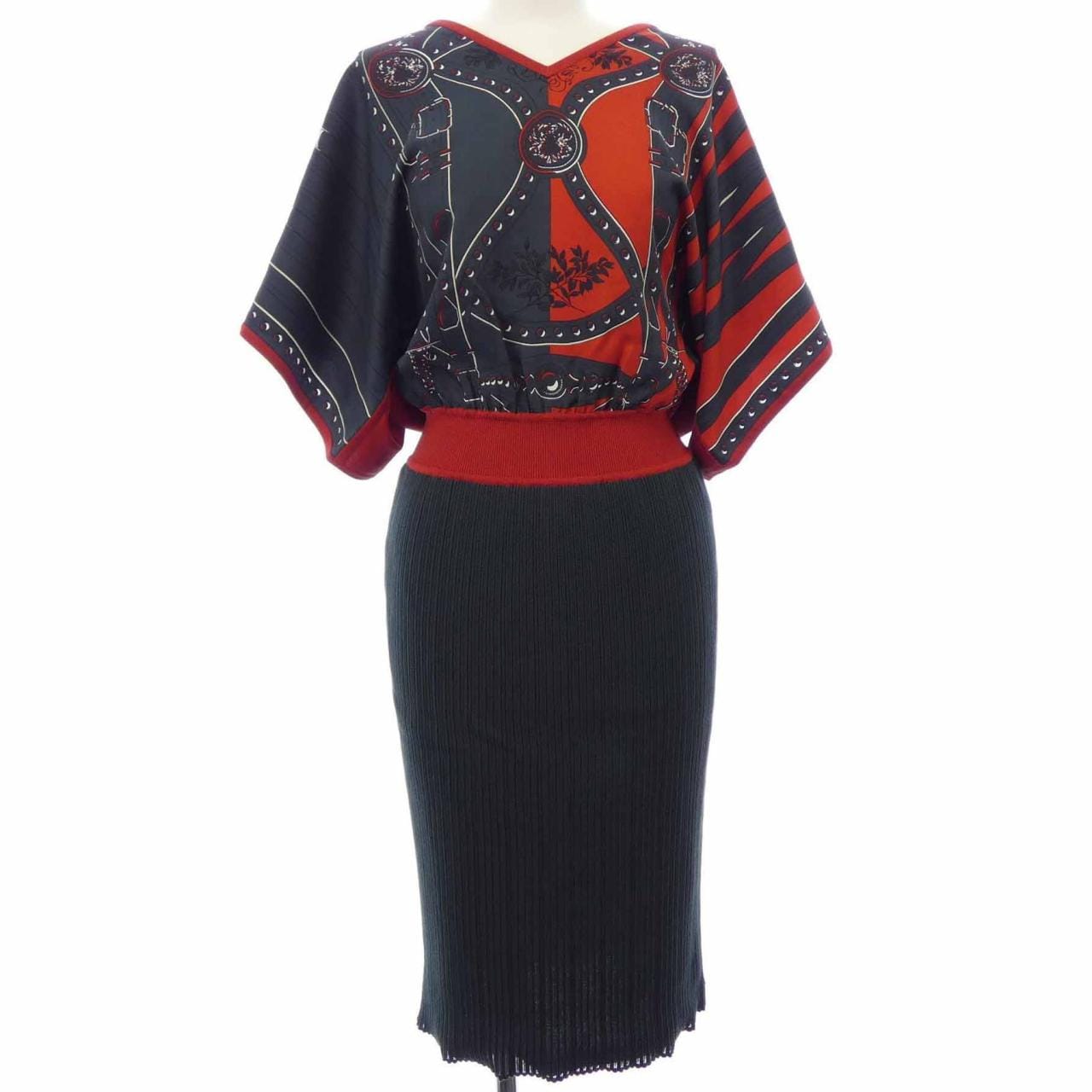 エルメス HERMES GRAND TRALALA 2E2840DO ツイルレーヌ ワンピース