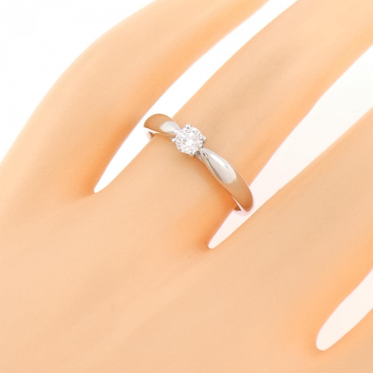 ティファニー ハーモニー リング 0.18CT G VS1 3EXT