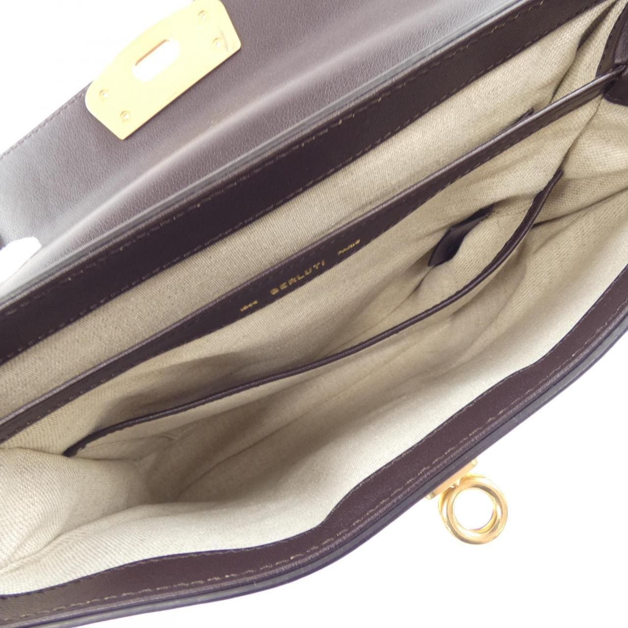 ベルルッティ Berluti エミーオスクリットレザーメッセンジャー BAG