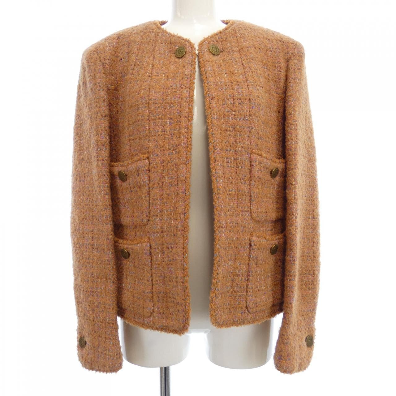 [vintage] CHANEL collarless jacket