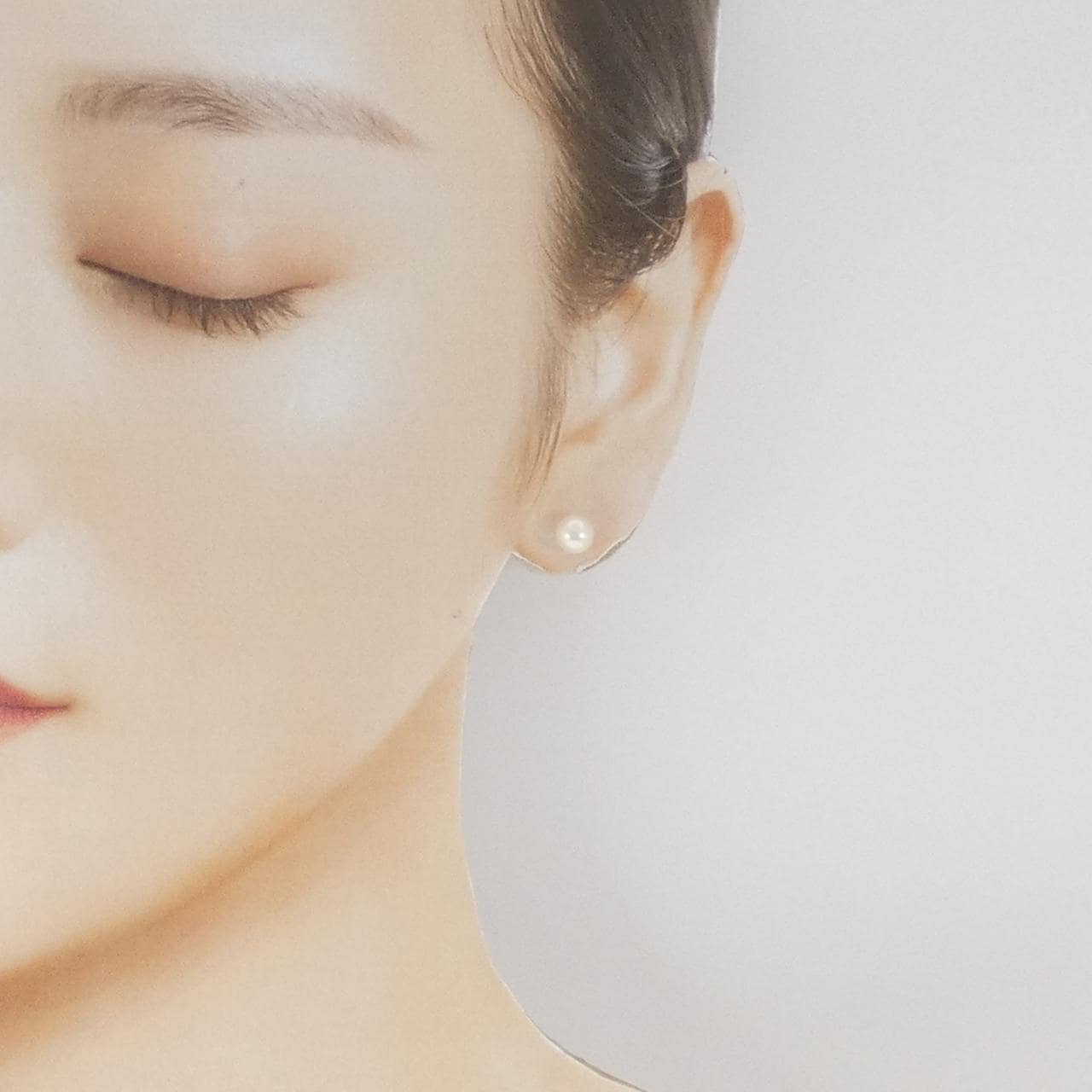 K18YG アコヤパール ピアス 6.0mm