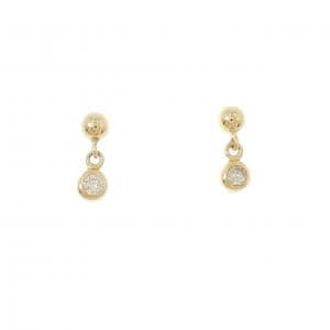 K18YG ダイヤモンド ピアス 0.08CT