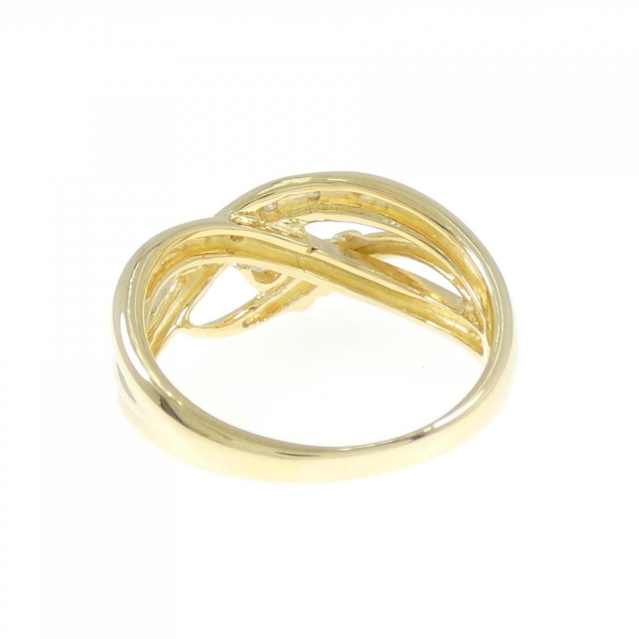K18YG ダイヤモンド リング 0.20CT