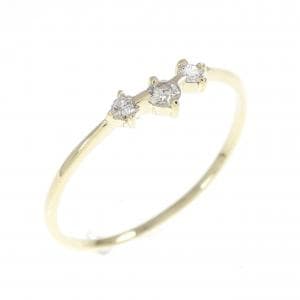 K10YG ダイヤモンド リング 0.08CT