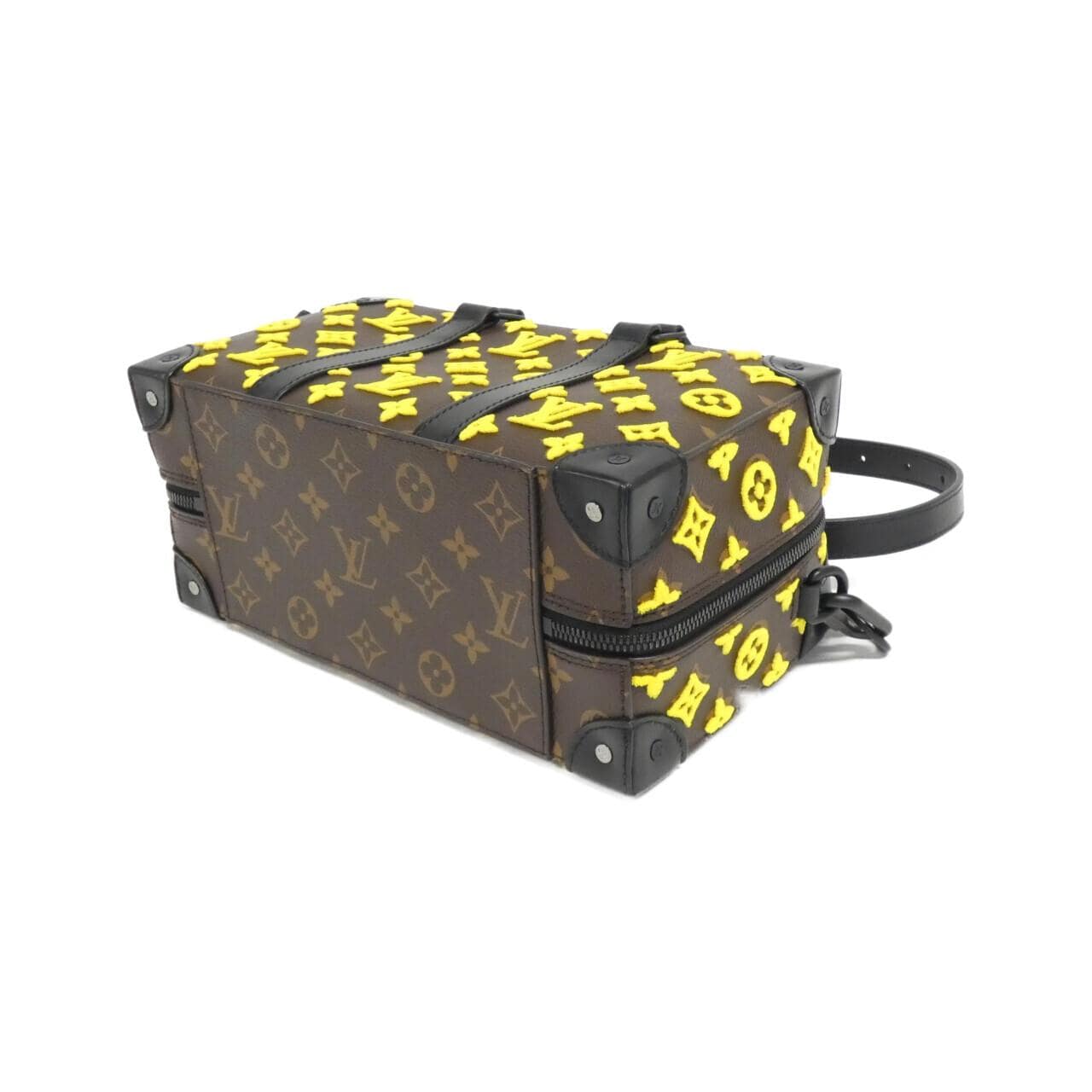 LOUIS VUITTON Monogram Taftage Speedy Soft Trunk M45025 波士顿包