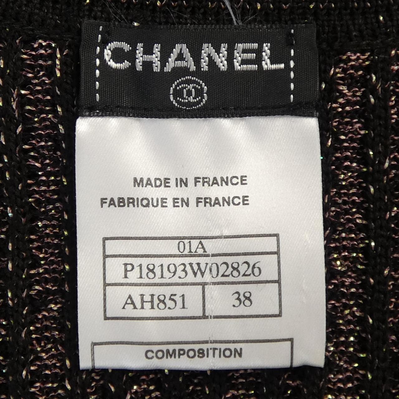 シャネル CHANEL P18193W02826 01A ワンピース