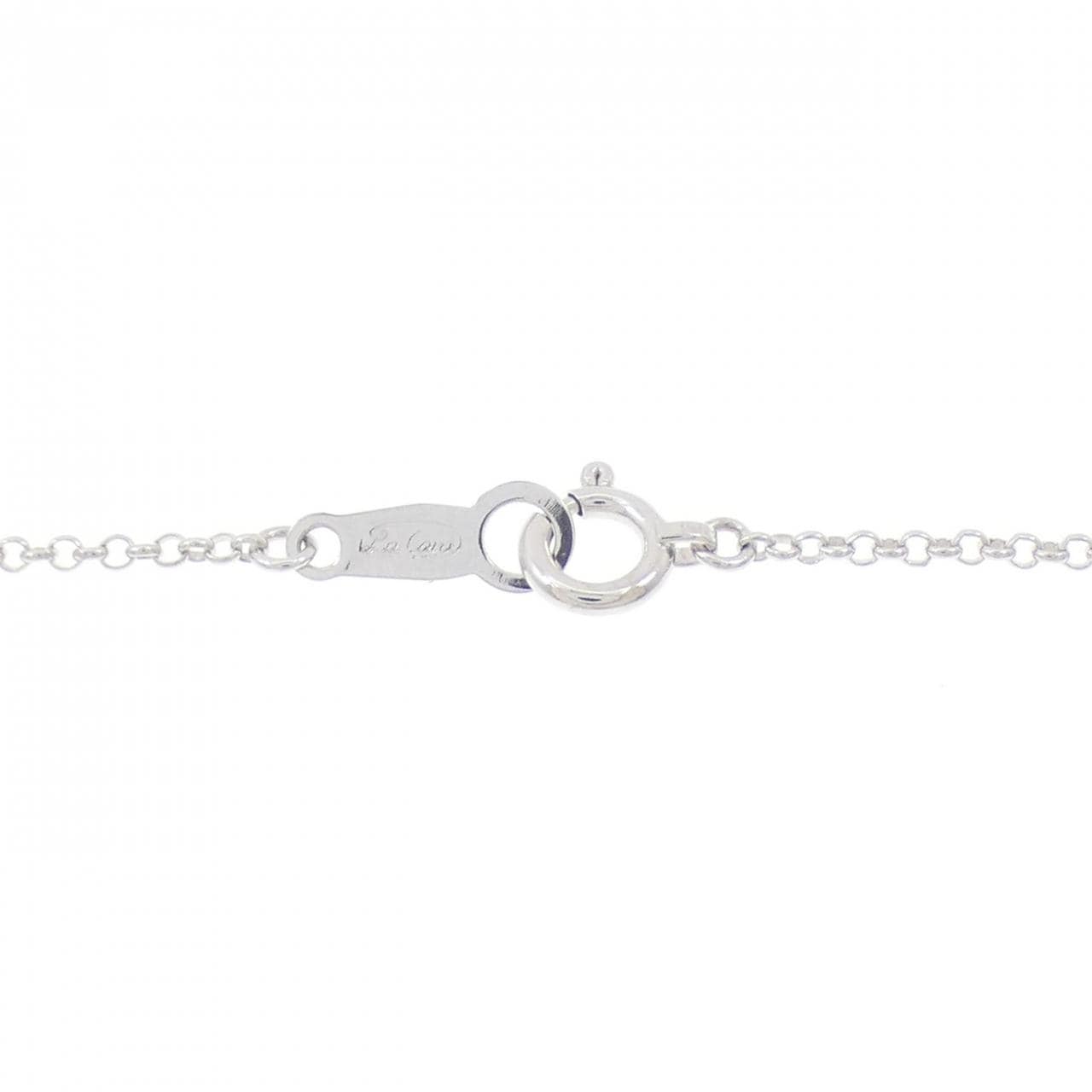 K18WG ハート サファイヤ ネックレス 1.15CT