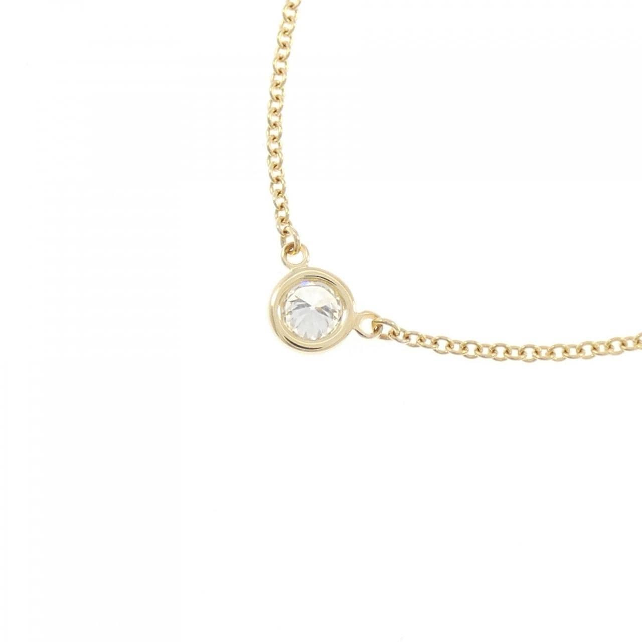 ティファニー バイザヤード ネックレス 0.18CT G VVS1 EXT