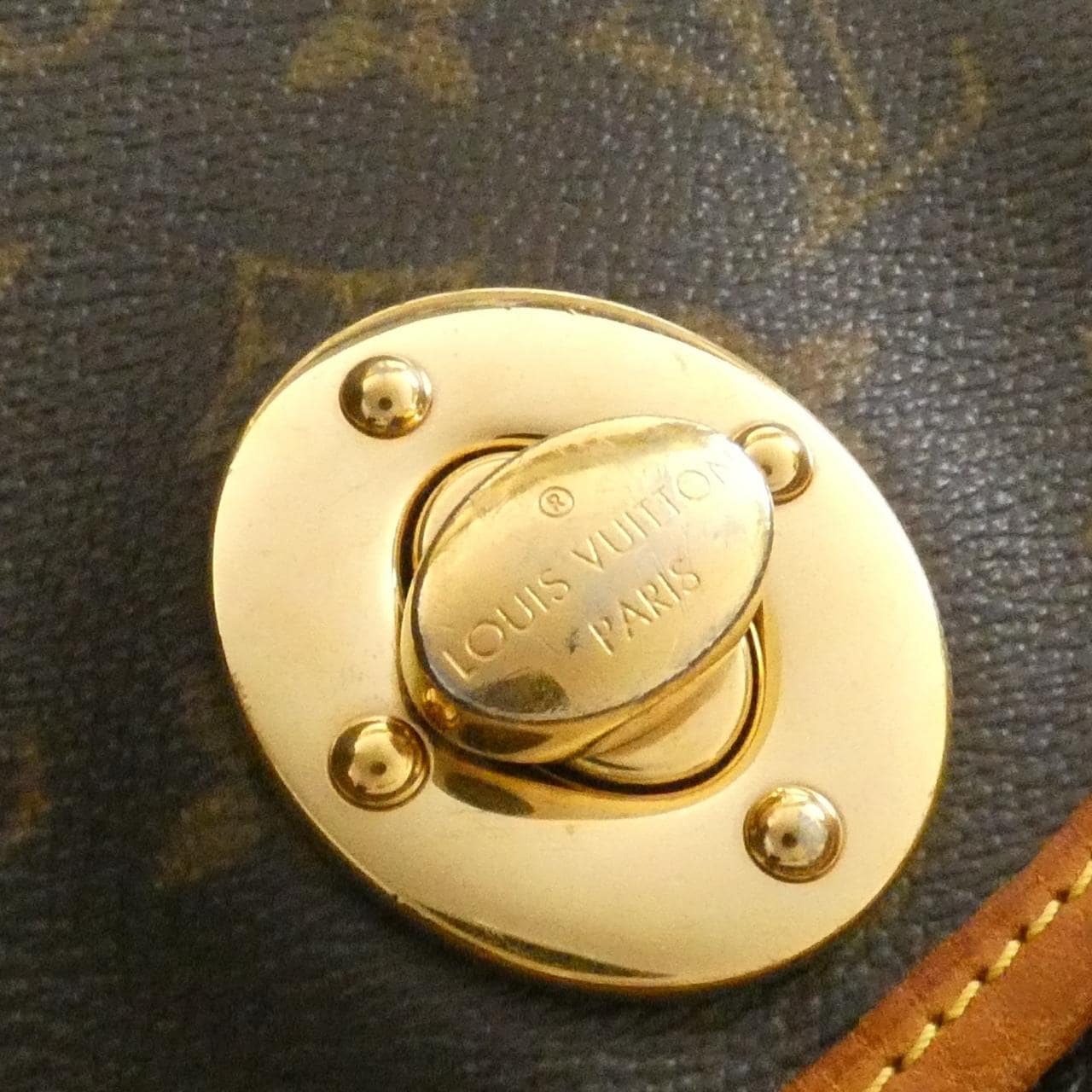 ルイヴィトン モノグラム トゥラム GM M40075 ショルダーバッグ