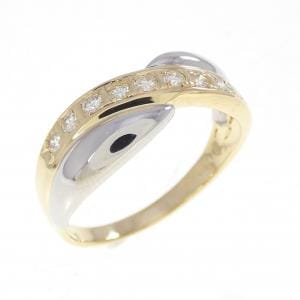 K18YG/PT900 ダイヤモンド リング 0.20CT