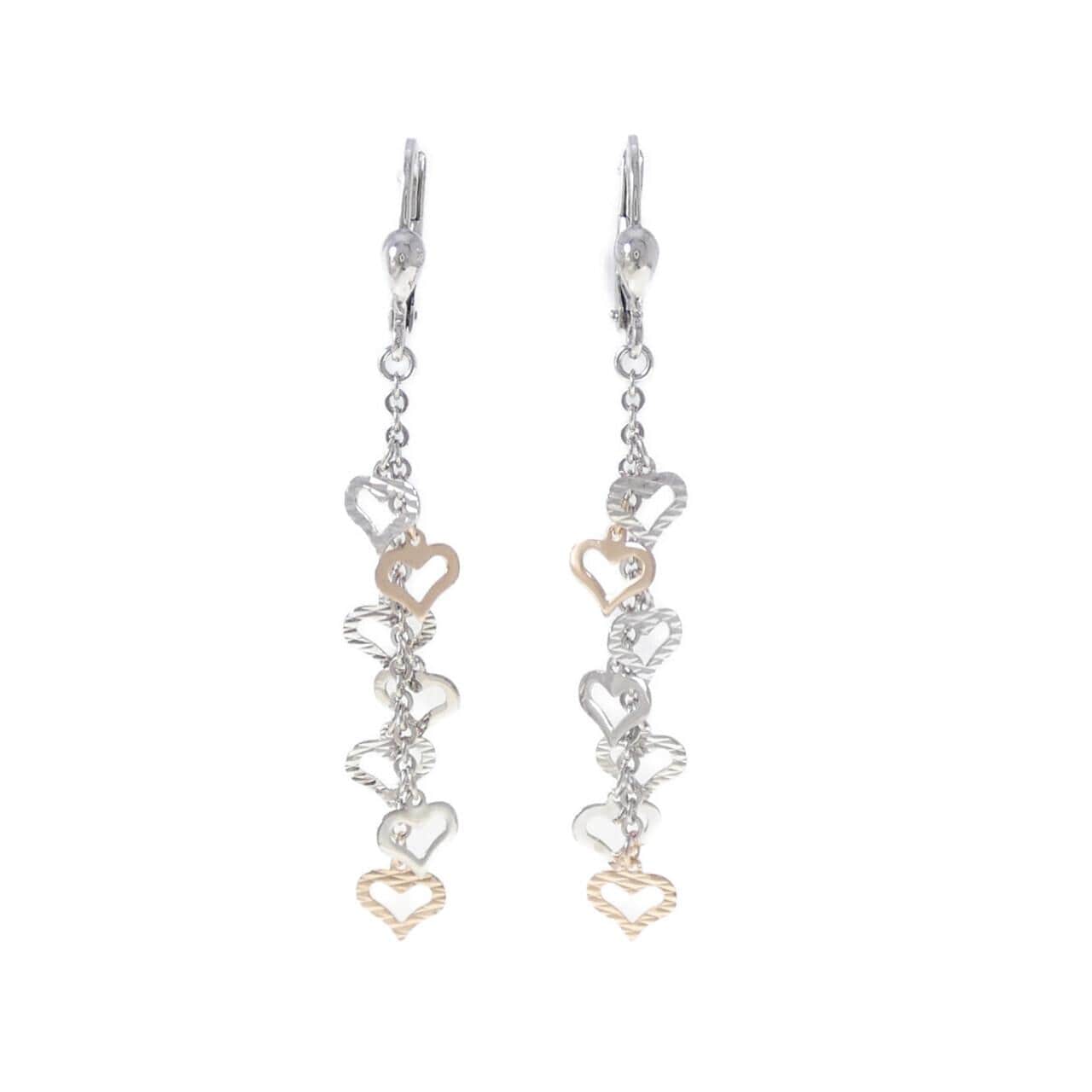 10KWG/10KPG ハート ピアス