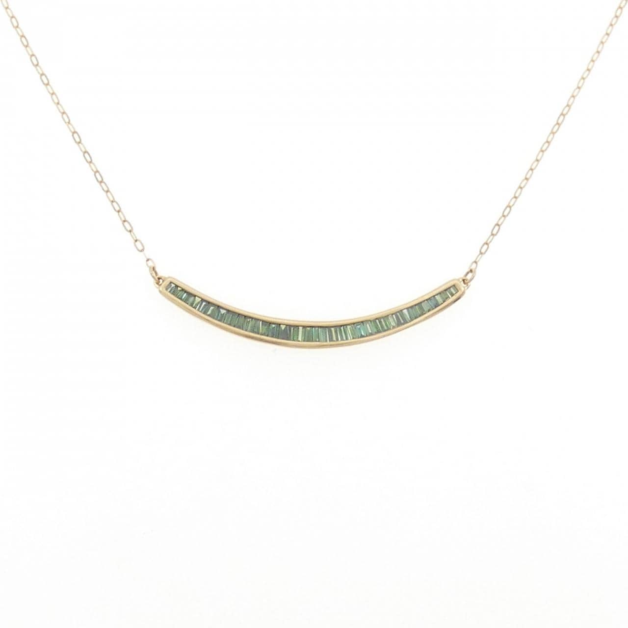 K18YG ダイヤモンド ネックレス 0.35CT