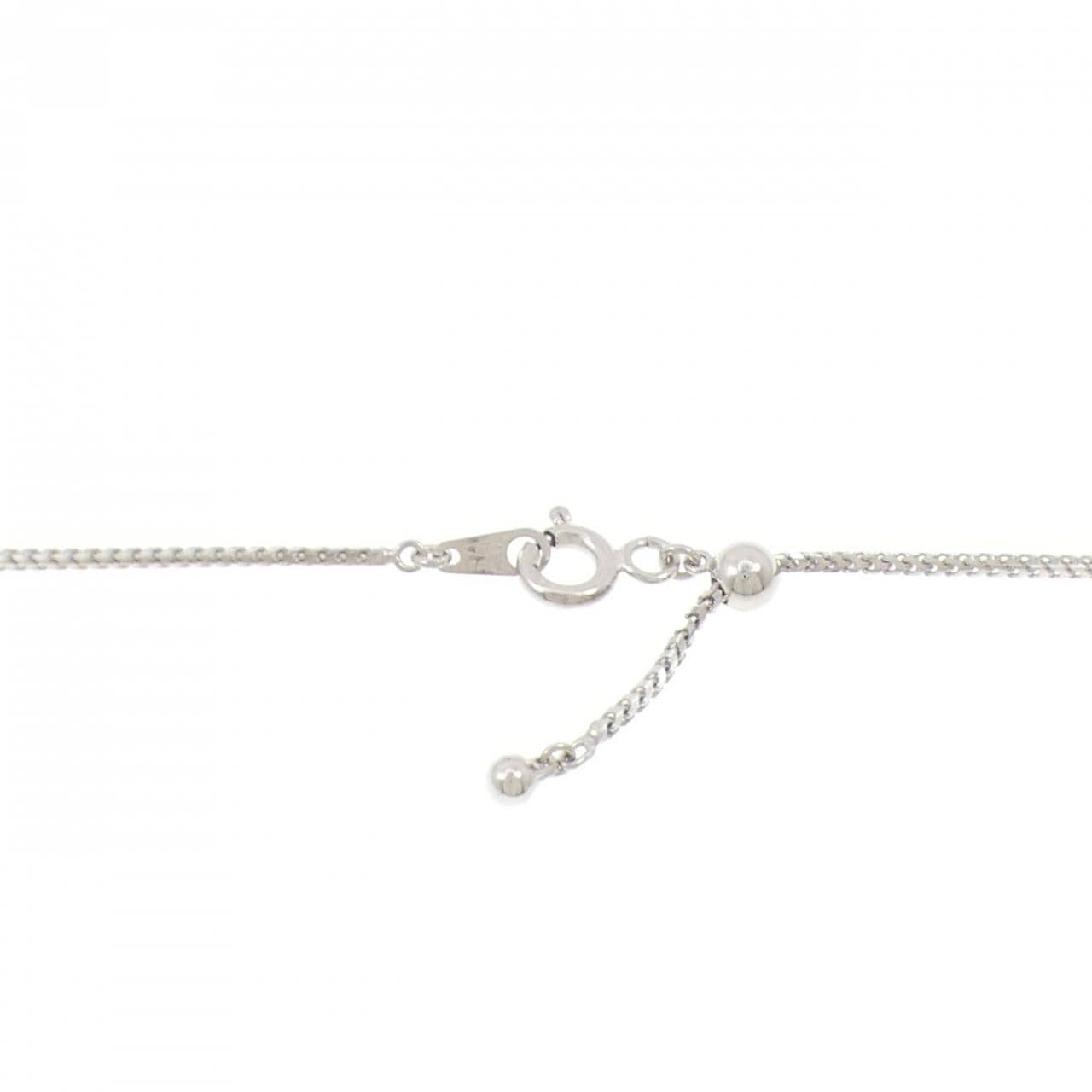 750WG カルセドニー ネックレス