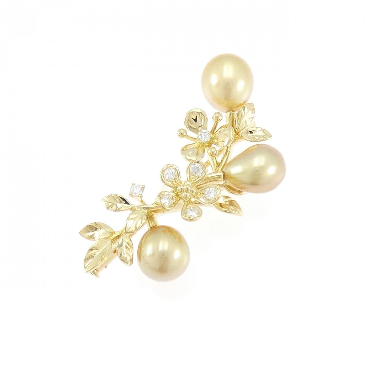 ミキモト 白蝶パール ブローチ