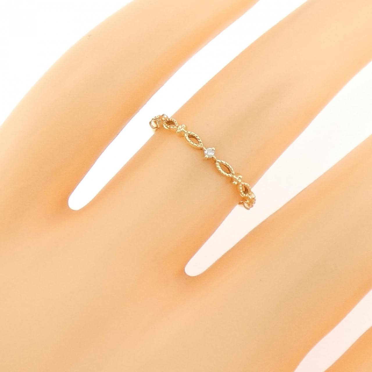 シエナ ロゼ ダイヤモンド リング 0.01CT