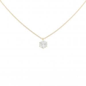 【リメイク】K18YG ダイヤモンド ネックレス 0.506CT H SI2 Good