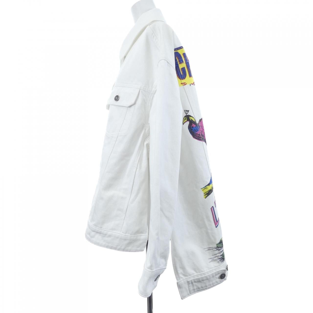 クリスチャンディオール CHRISTIAN DIOR INDIAN ANIMALS 342V21A3094 デニムジャケット