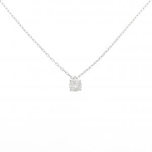 PT900/PT850 ソリティア ダイヤモンド ネックレス 0.419CT