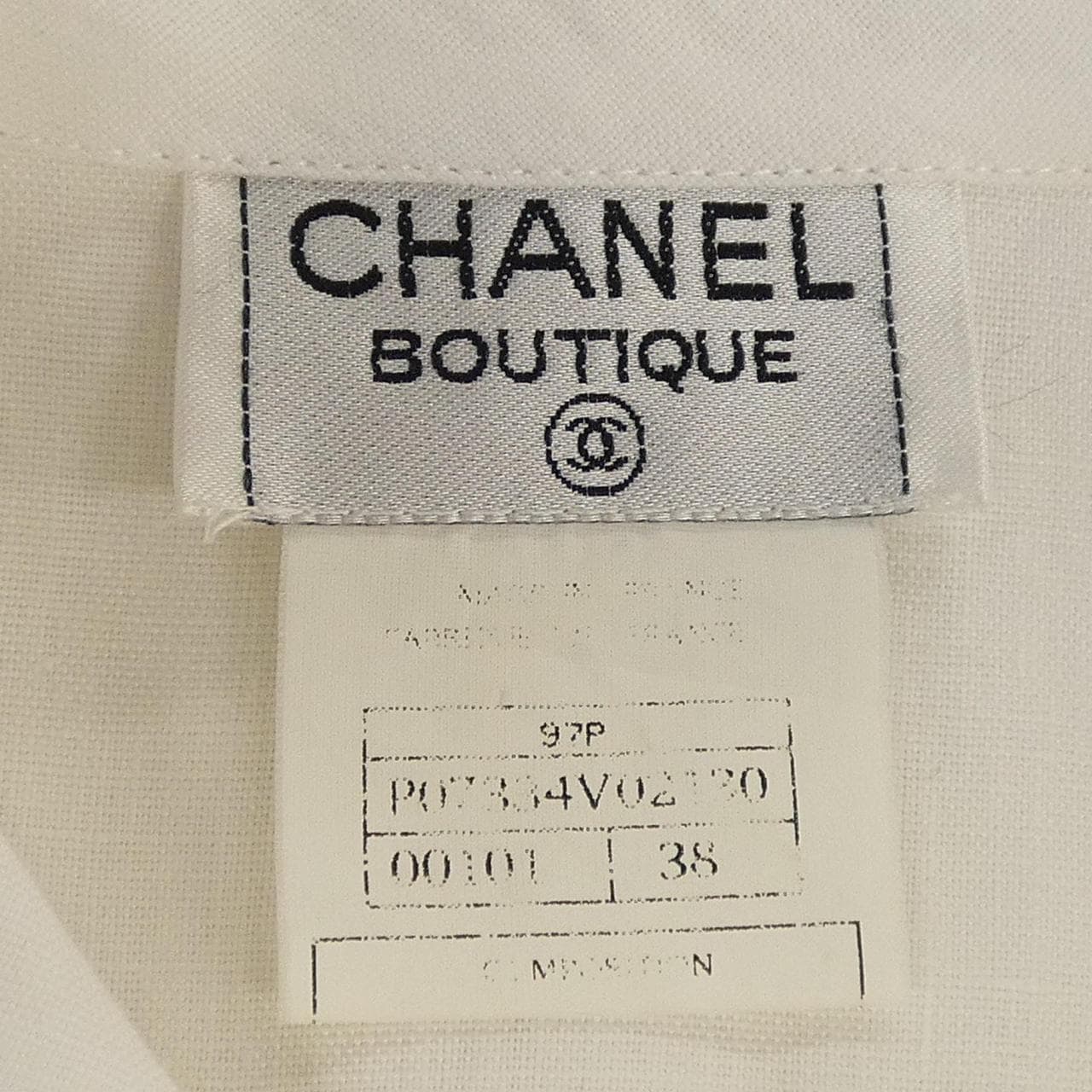 【ヴィンテージ】シャネル CHANEL P07334V02120 97P S／Sシャツ