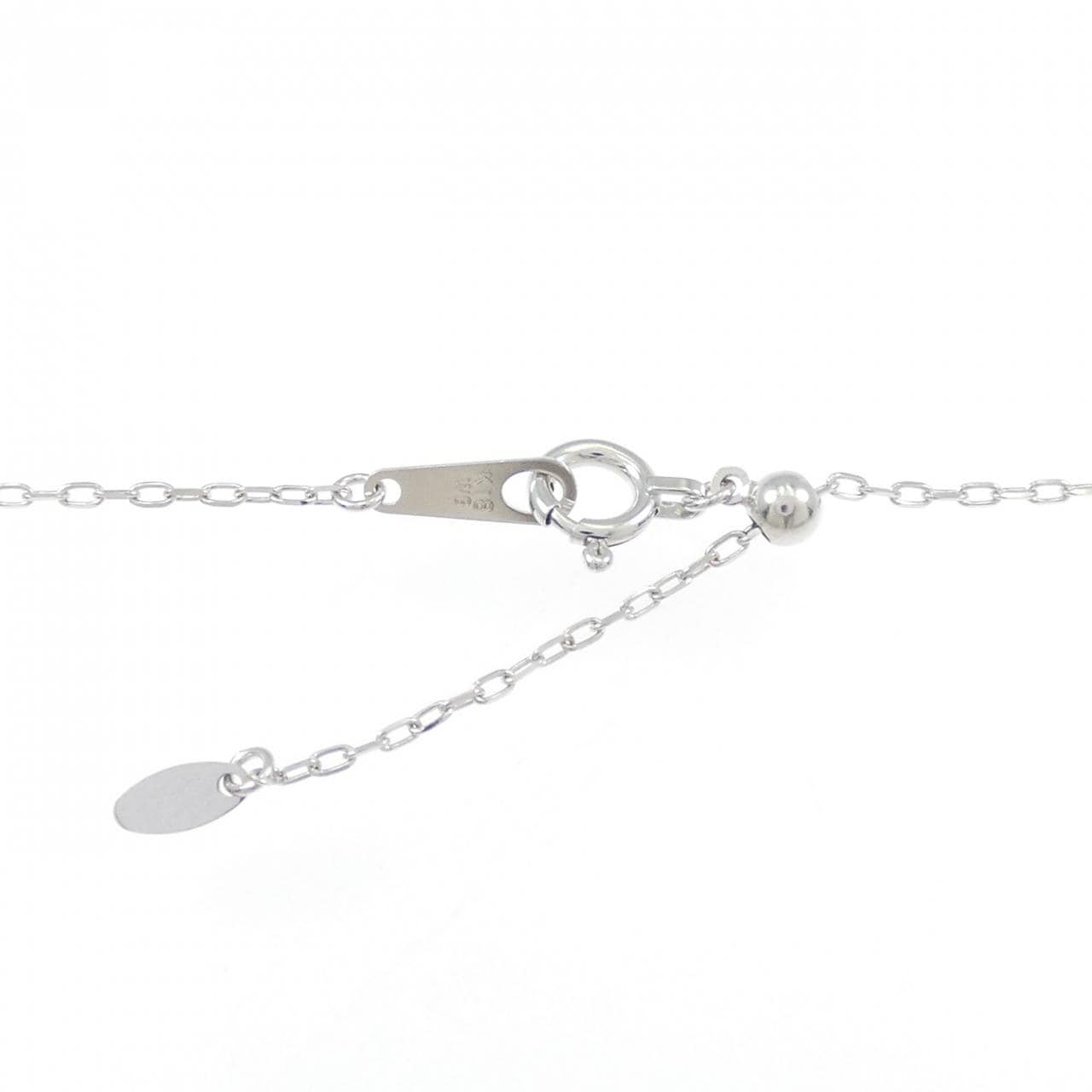 K18WG ダイヤモンド ネックレス 0.21CT