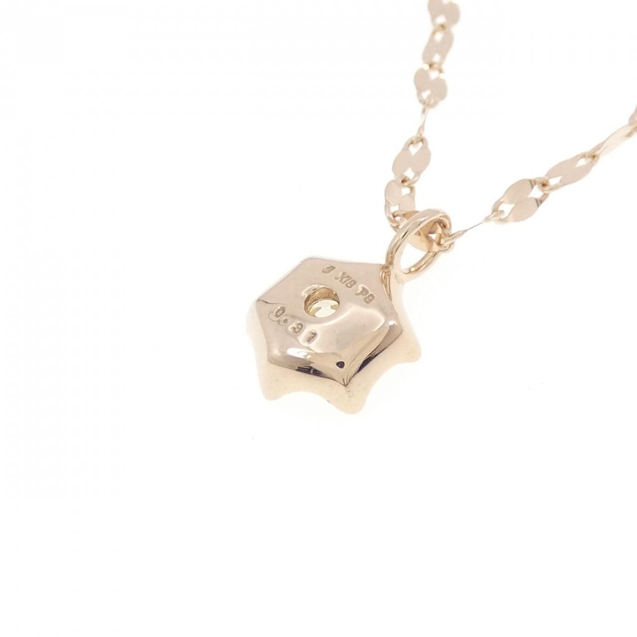 K18PG ダイヤモンド ネックレス 0.31CT