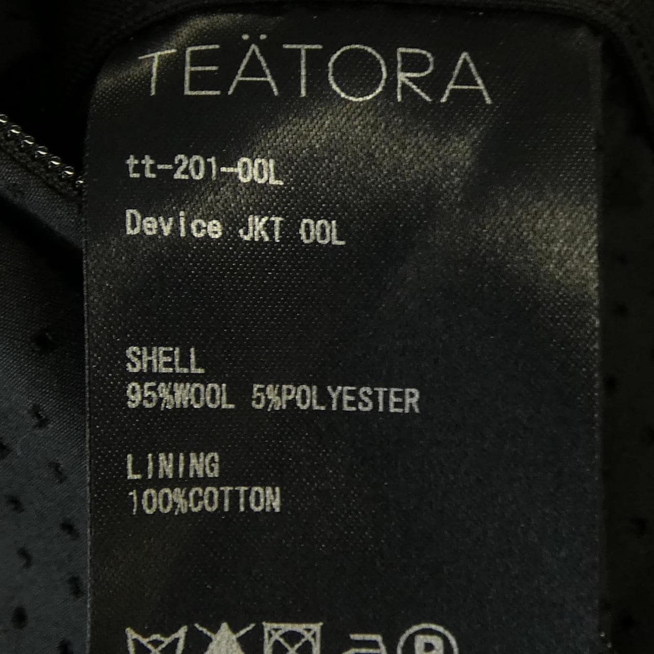 テアトラ TEATORA tt-201-00L ジャケット