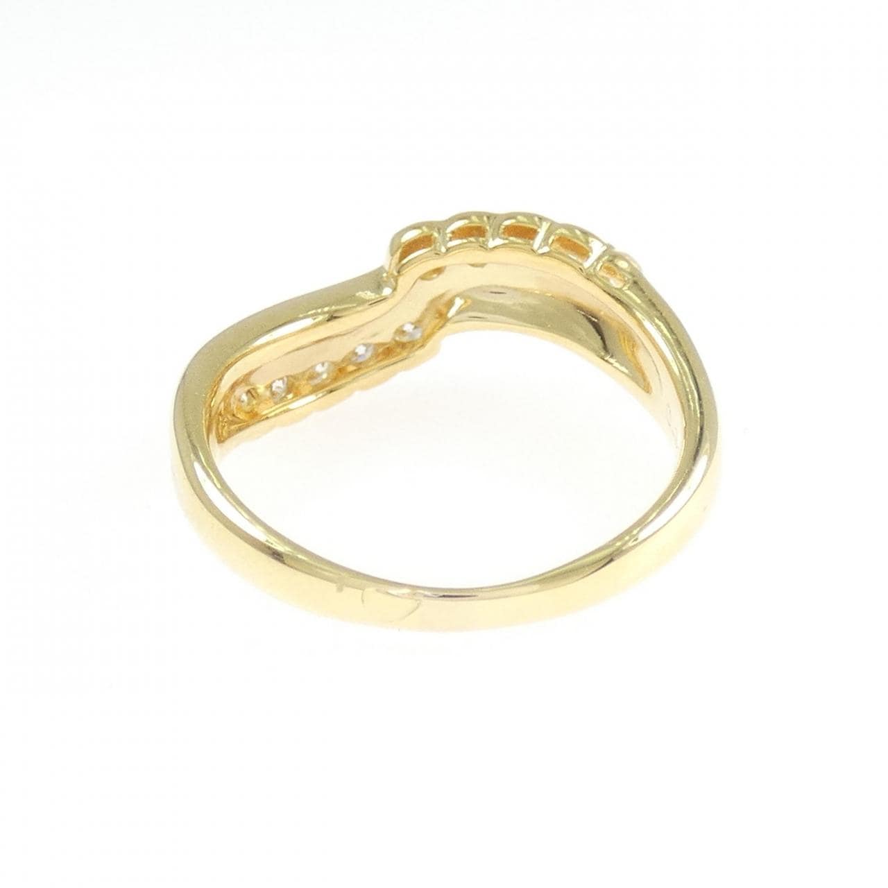 K18YG ダイヤモンド リング 0.30CT